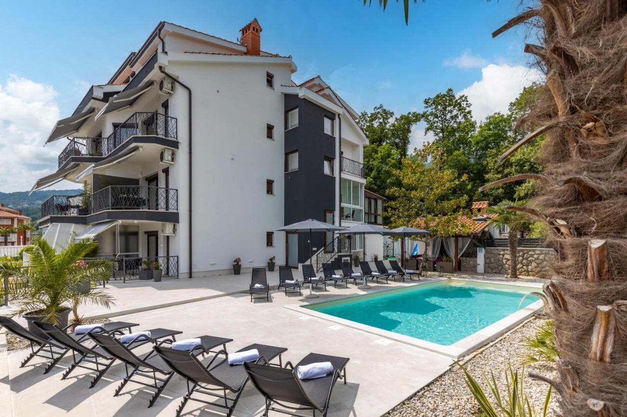 Villa Adriatic, Apartment Chiara With Sea View And Heated Swimming Pool, Free Private Parking, Ичичи Экстерьер фото