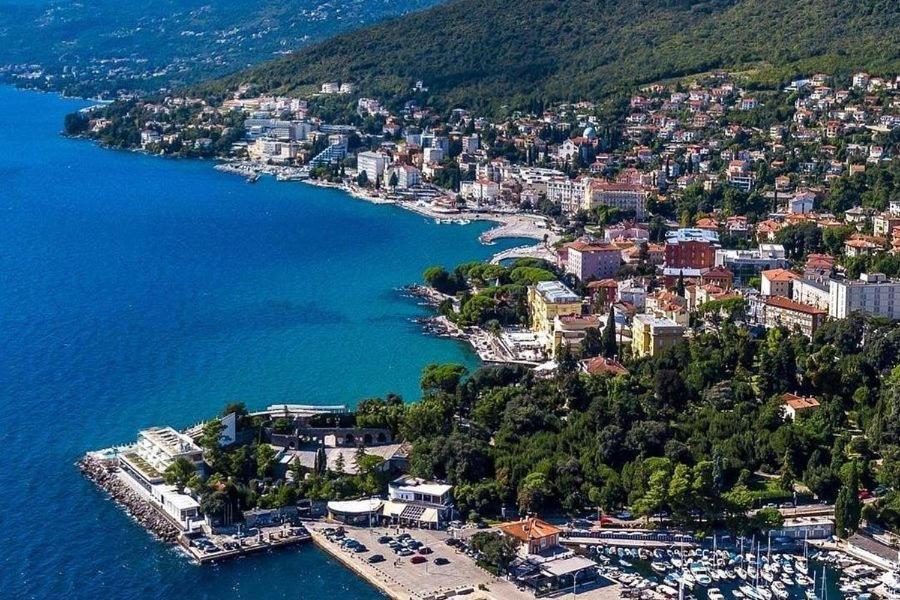 Villa Adriatic, Apartment Chiara With Sea View And Heated Swimming Pool, Free Private Parking, Ичичи Экстерьер фото